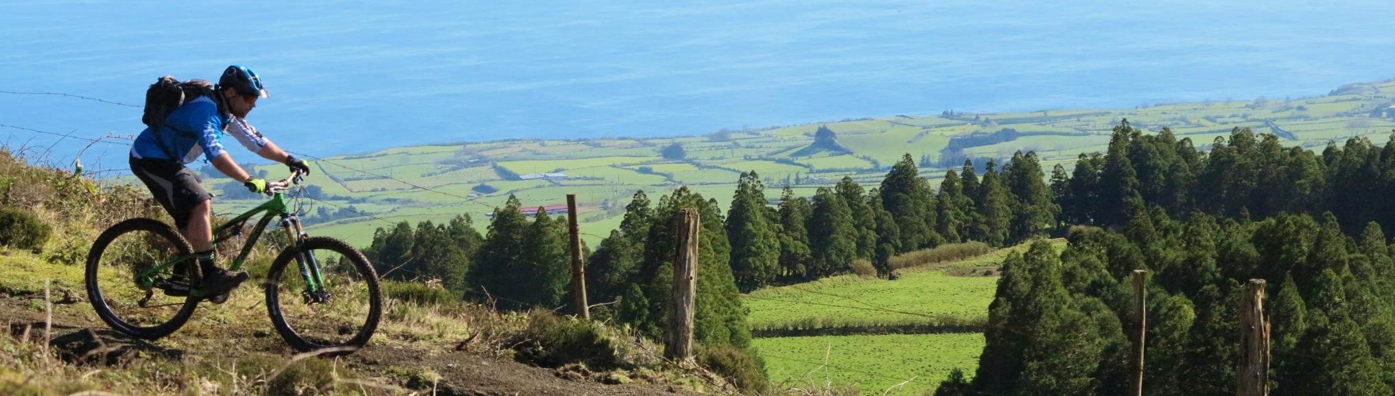 Mountainbiking op Sao Miguel