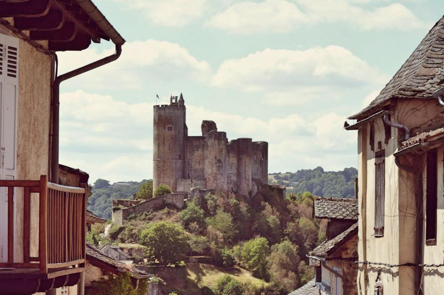 Kasteel in Najac, Aveyron