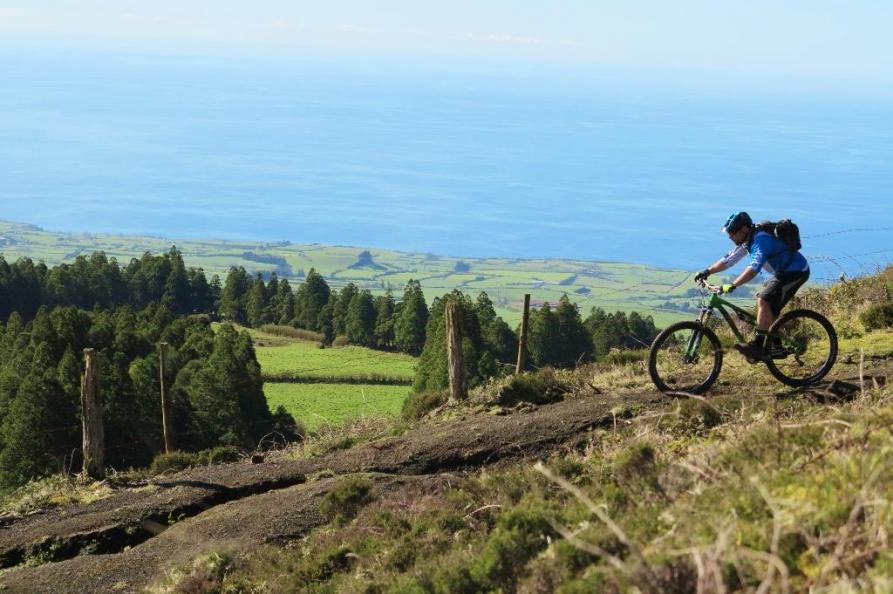 Mountainbiking op Sao Miguel