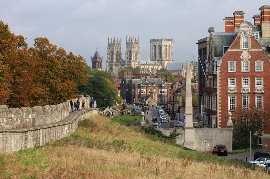 Uitzicht York Minster